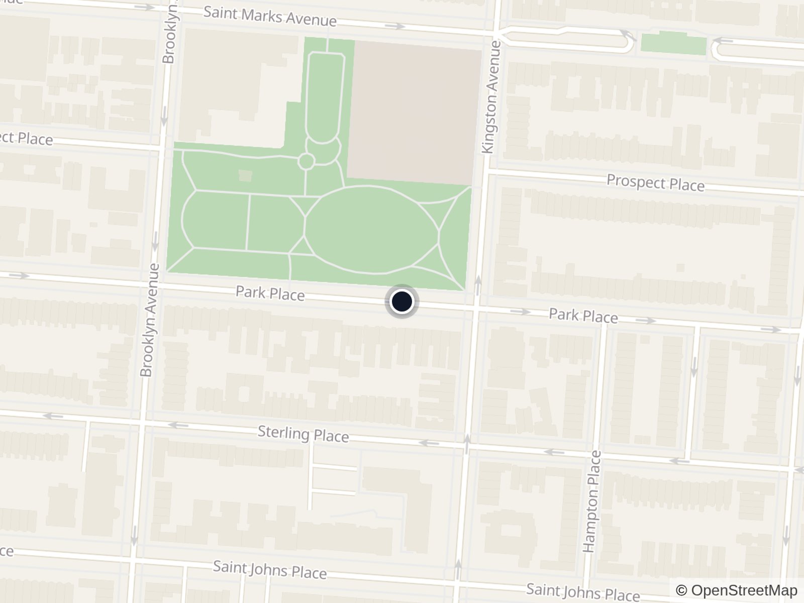 Map of Crown Heights