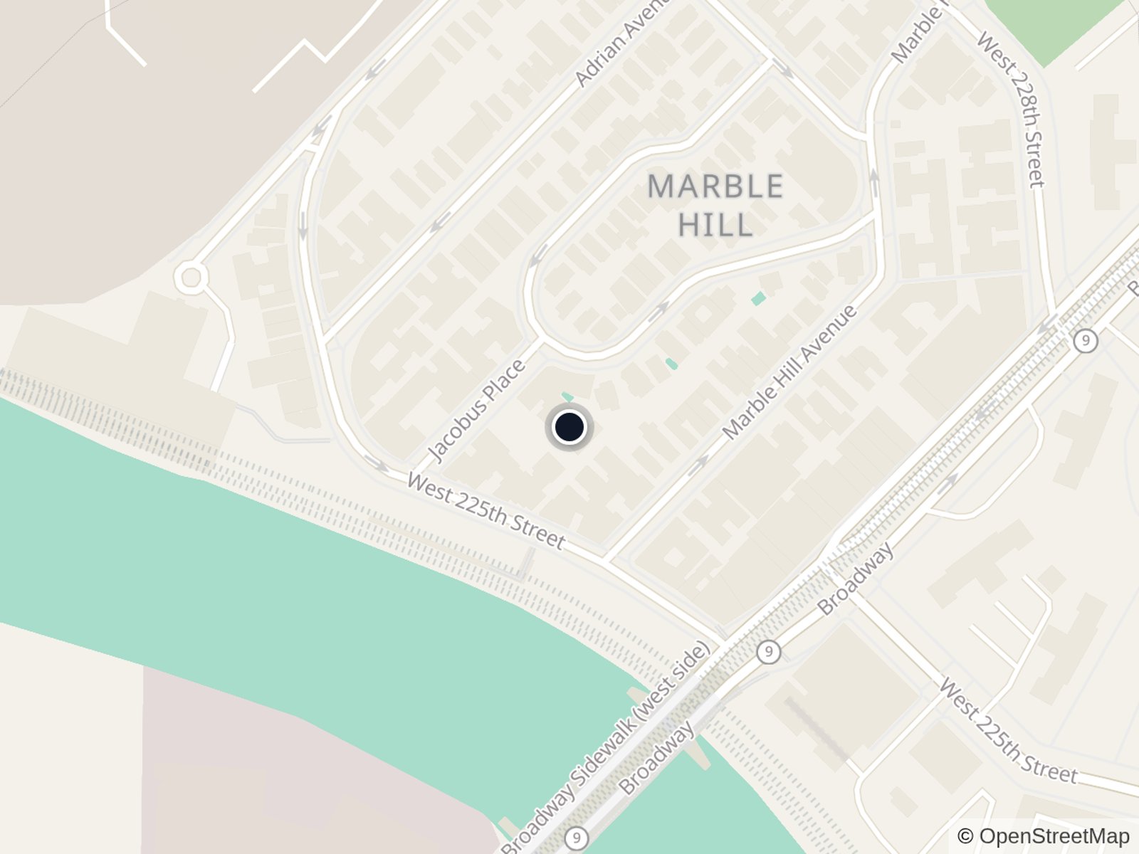 Map of Marble Hill