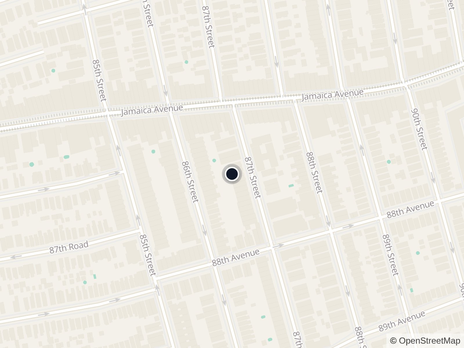 Map of Woodhaven