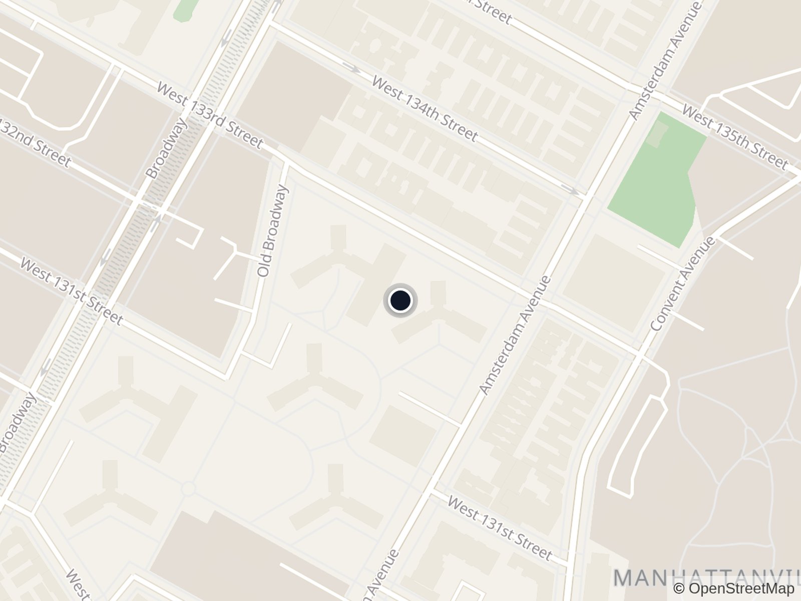 Map of West Harlem