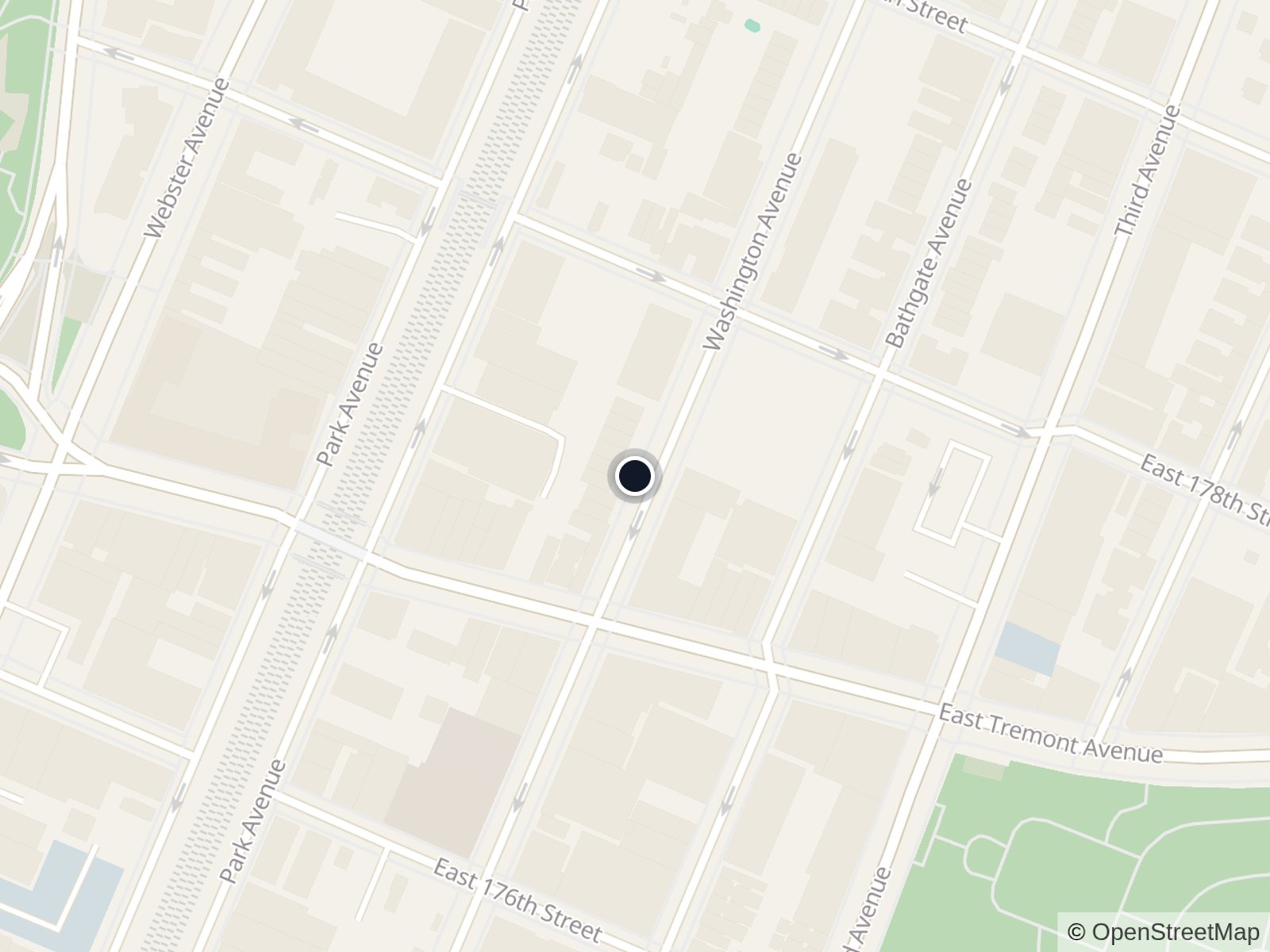 Map of East Tremont