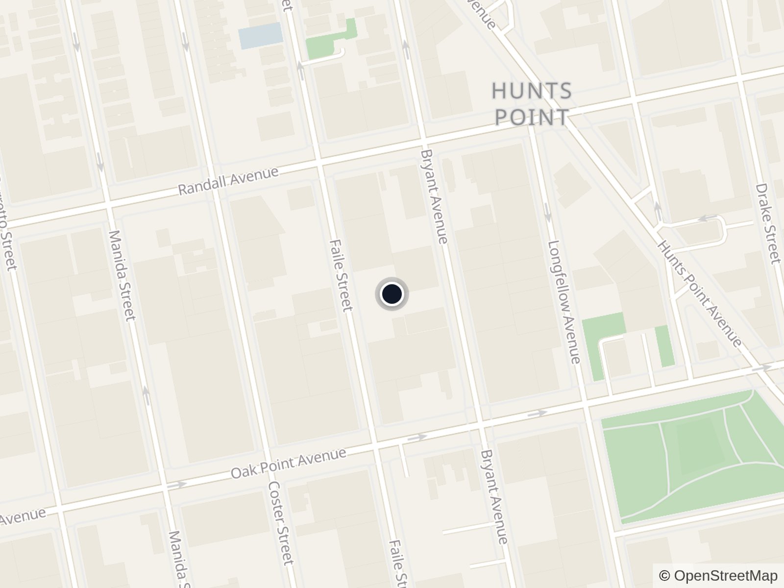 Map of Hunts Point