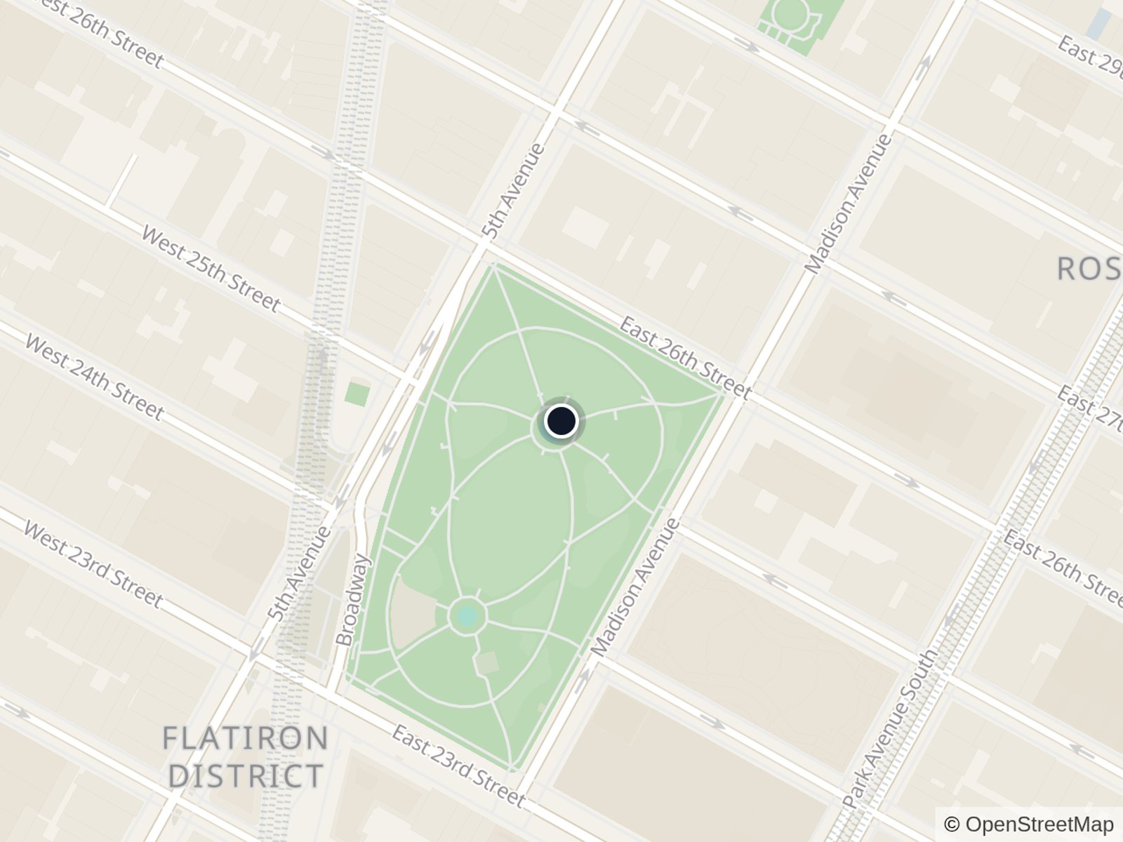 Map of Flatiron