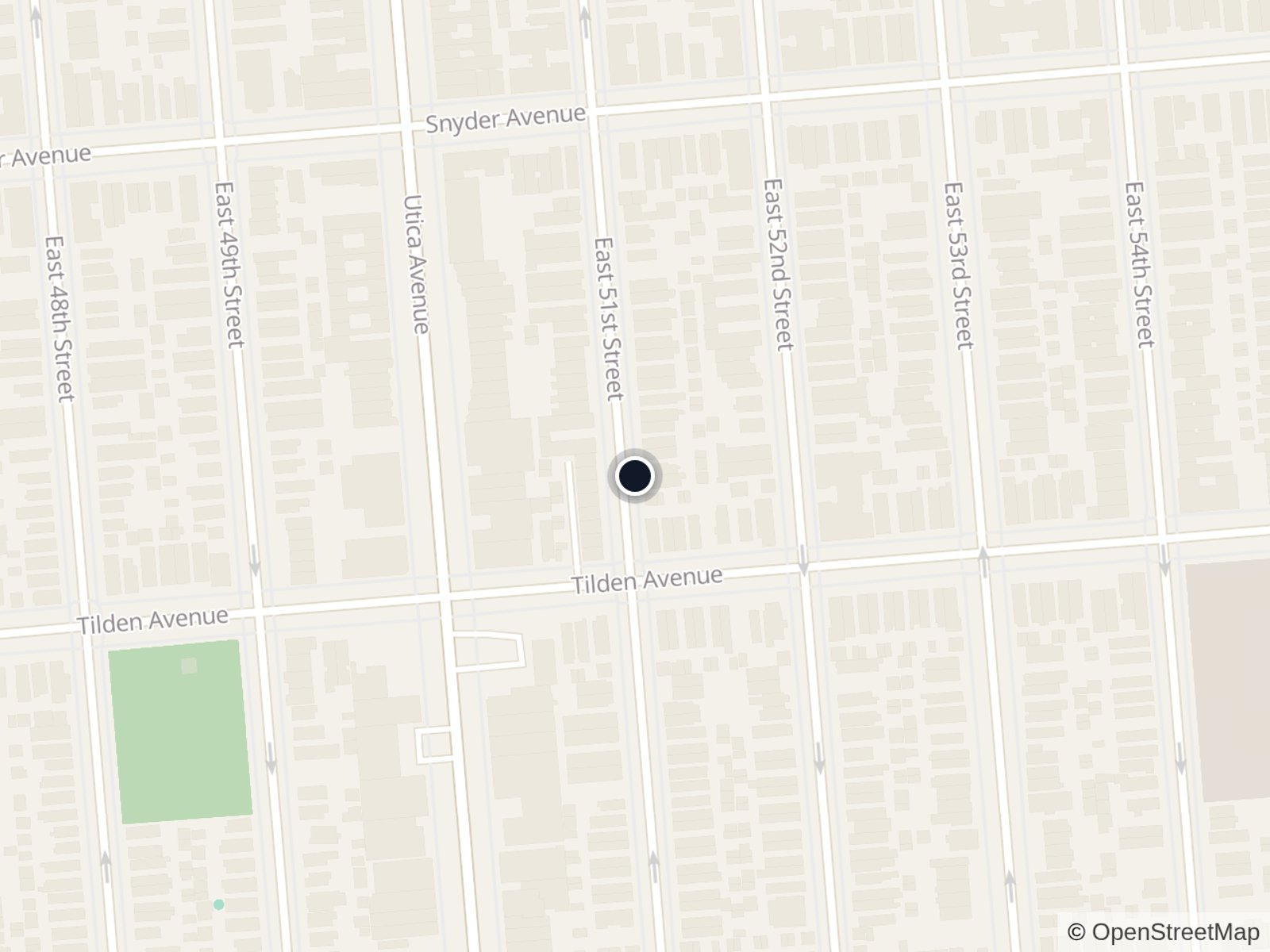 Map of East Flatbush