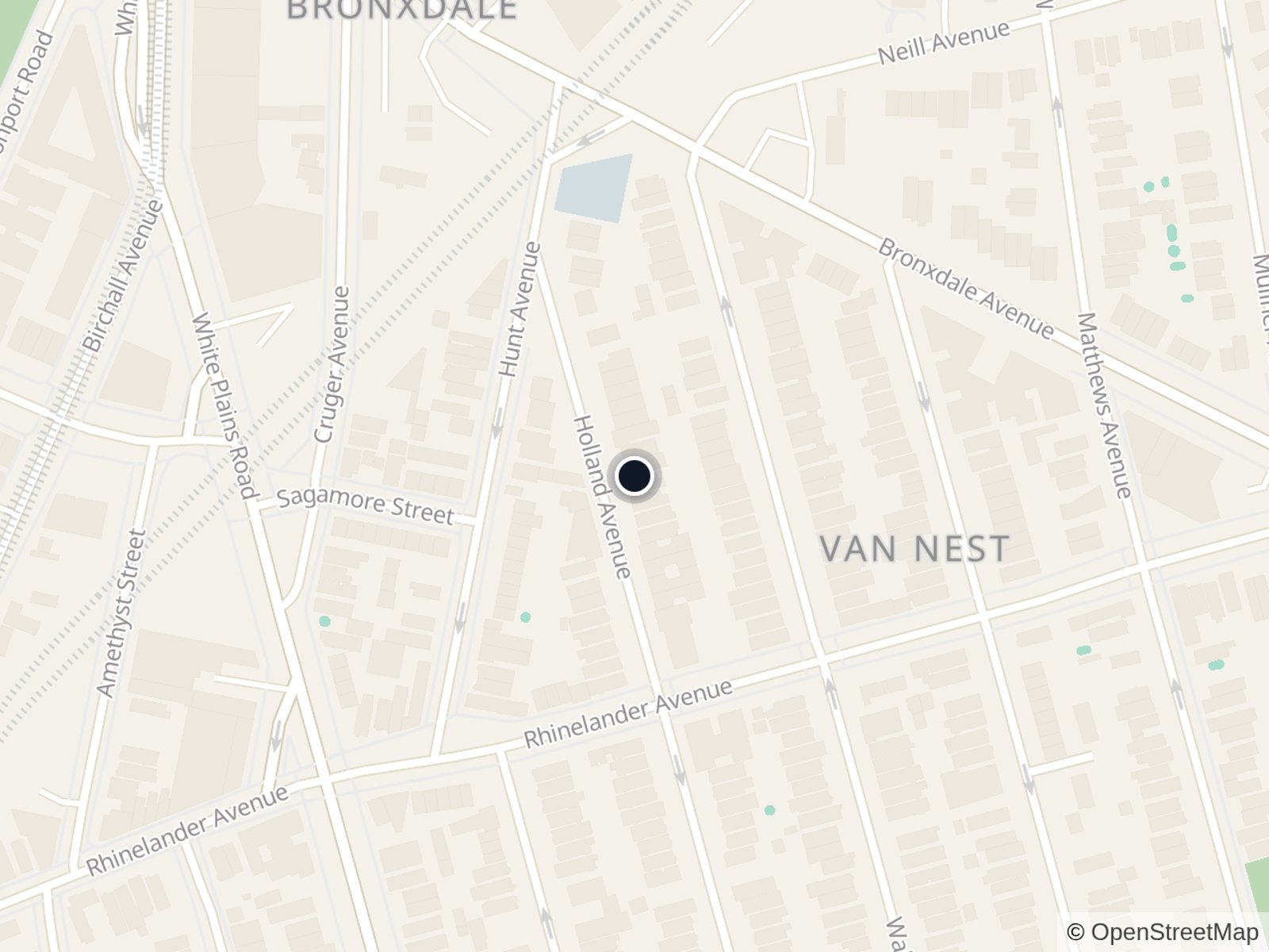 Map of Van Nest
