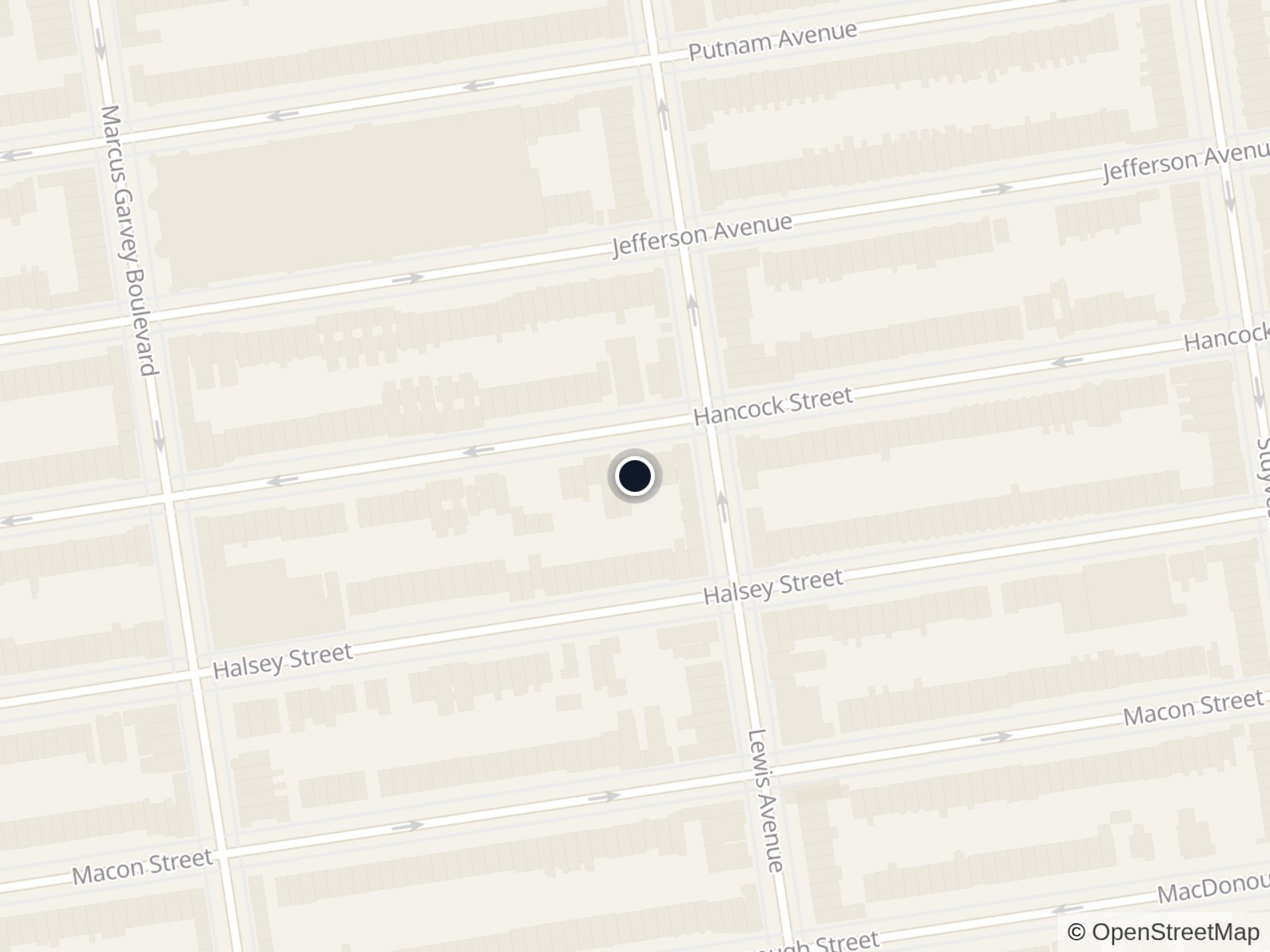 Map of Bedford-Stuyvesant