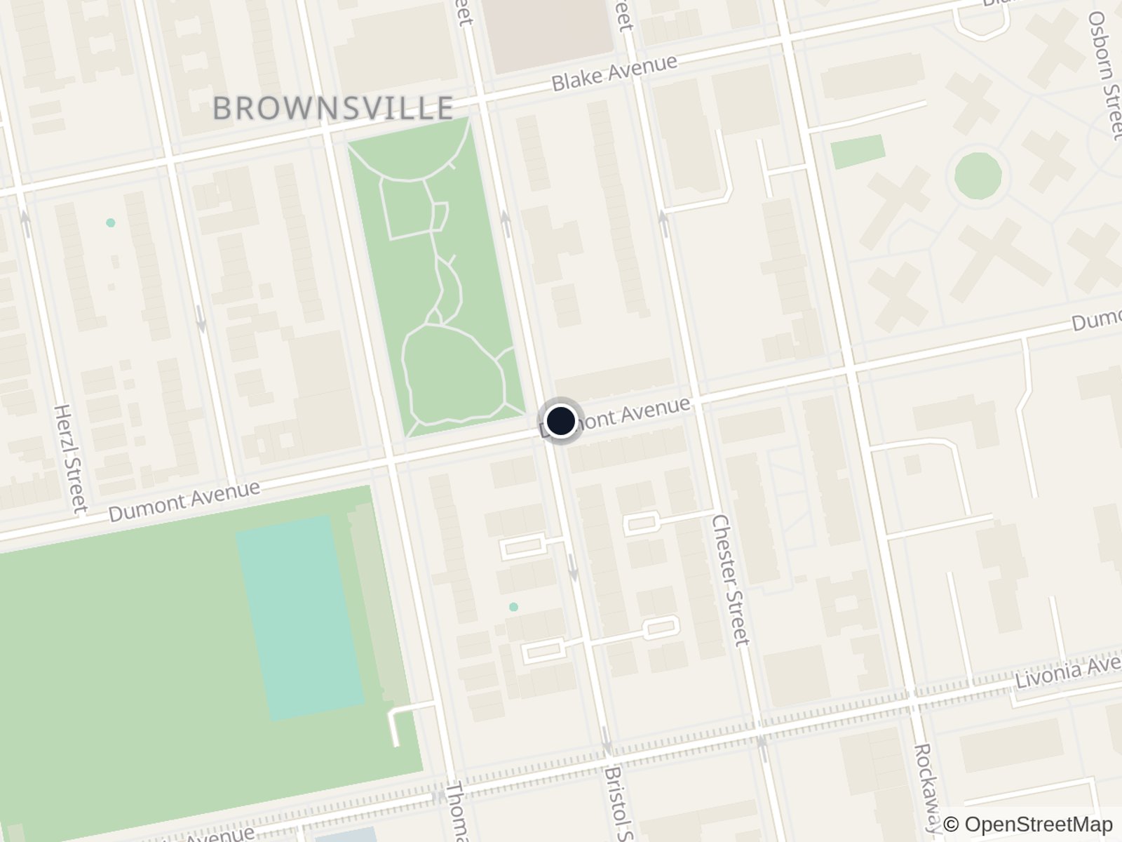 Map of Brownsville