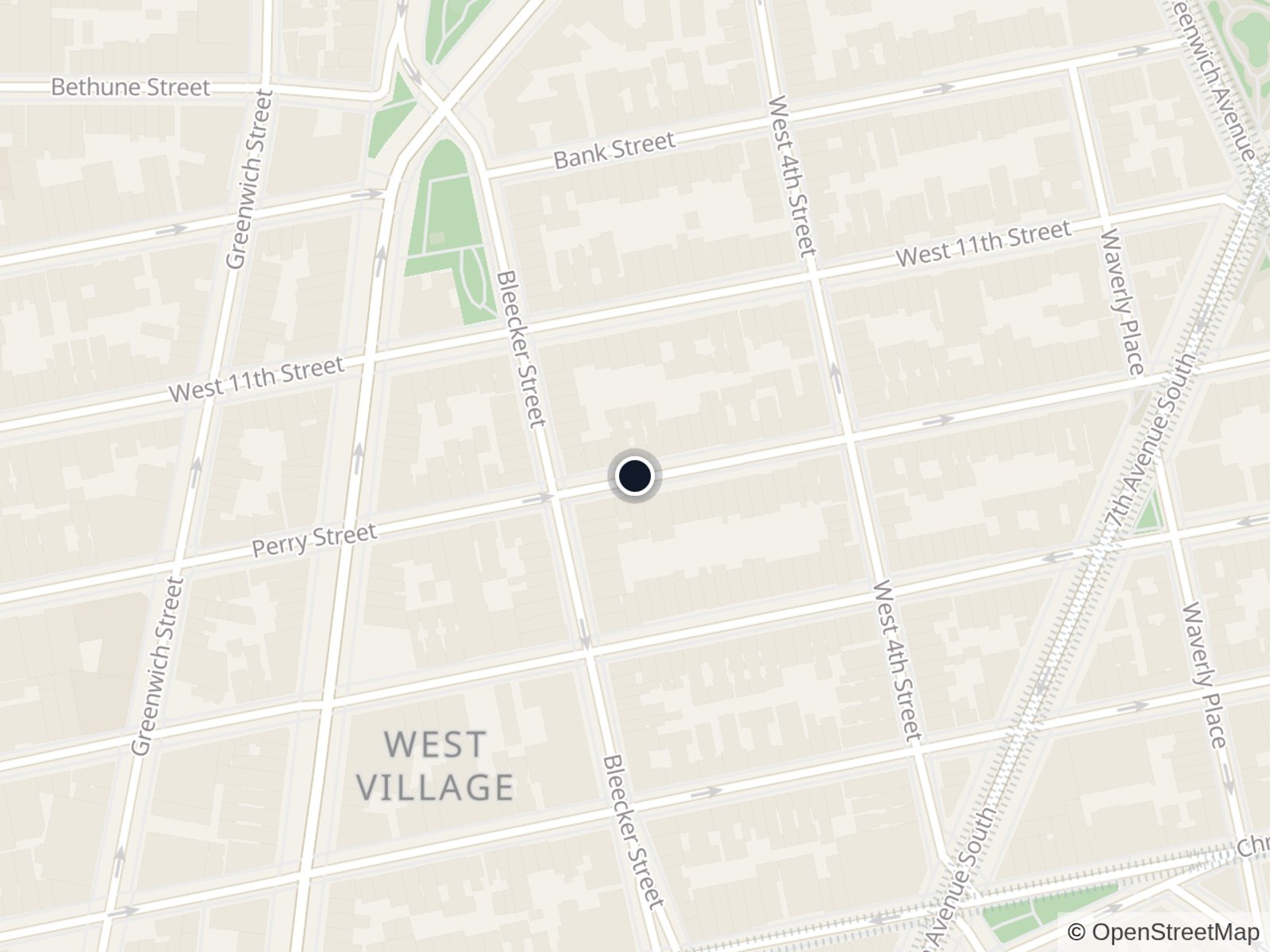 Map of West Village