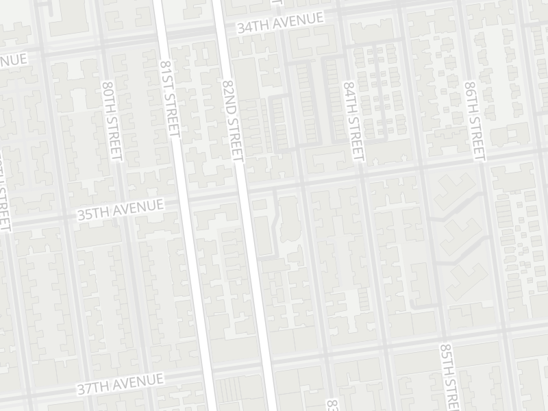 Map of Jackson Heights
